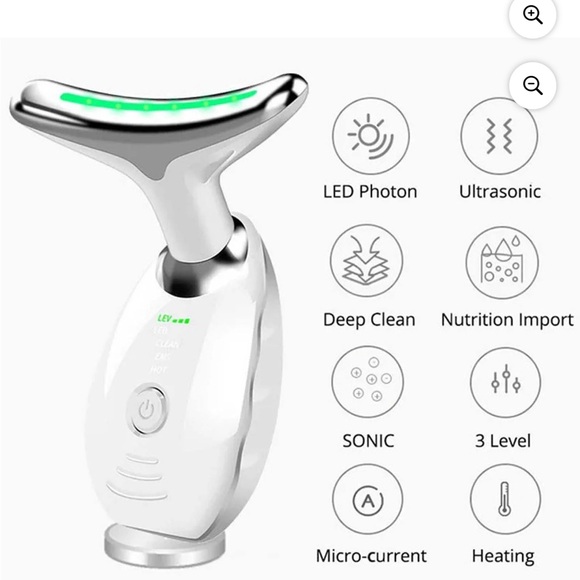 NIB Intense Pulsed LED Light At-Home Skin Care Wrinkle Reducer & Massager - Picture 6 of 9